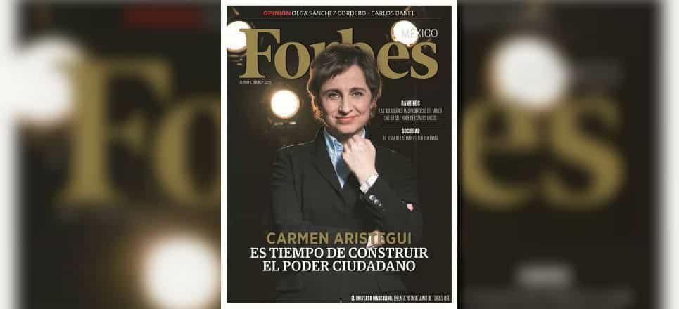 Forbes dedica su portada a Aristegui