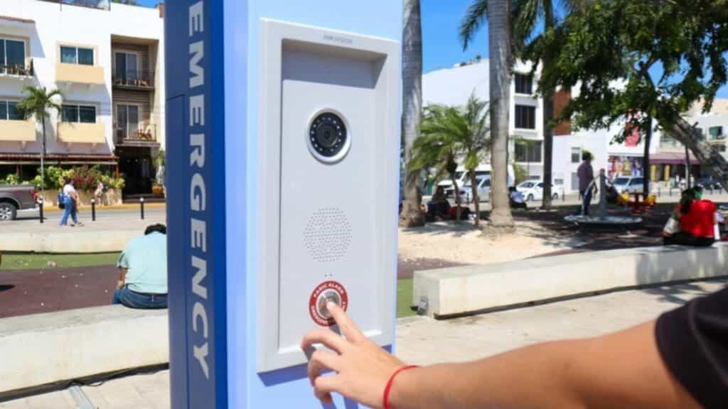 Conoce las ubicaciones de los botones de pánico en Playa del Carmen