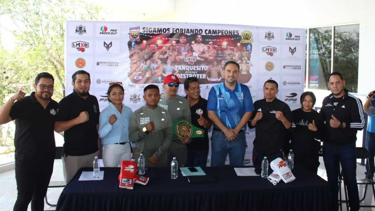 Todo listo para la presentación de la Liga Mx de Box en Playa del Carmen