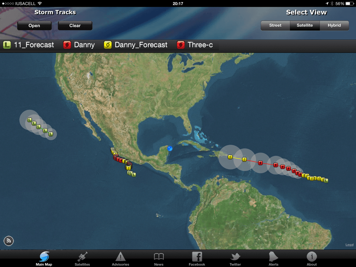 Huracán Danny categoría 1 se aproxima al Caribe