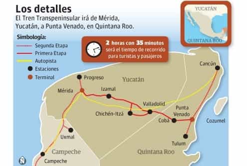 Tren Transpeninsular debe incluir Cancún y Tulum