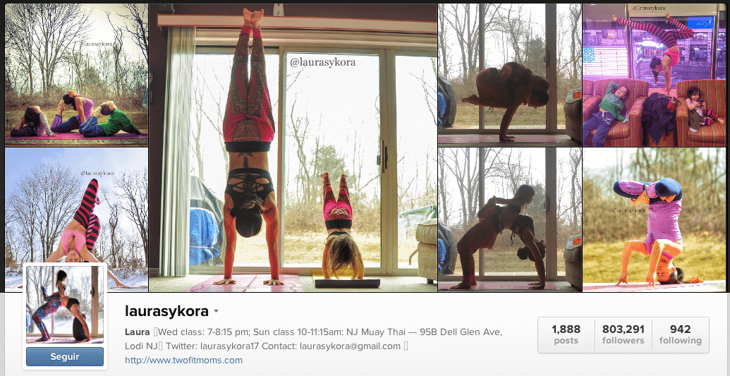 Furor en Instagram por madre e hija practicando Yoga