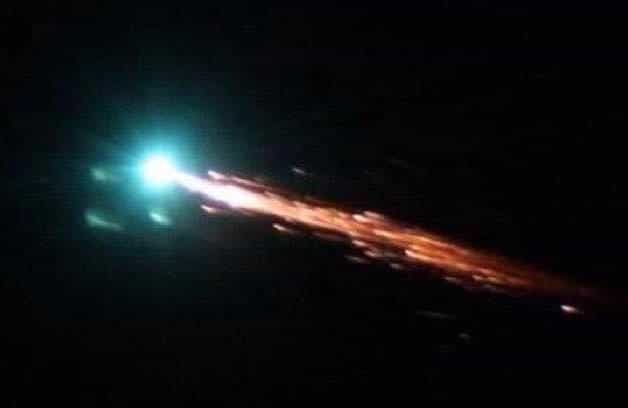 Meteorito cae en el mar frente a Playa del Carmen