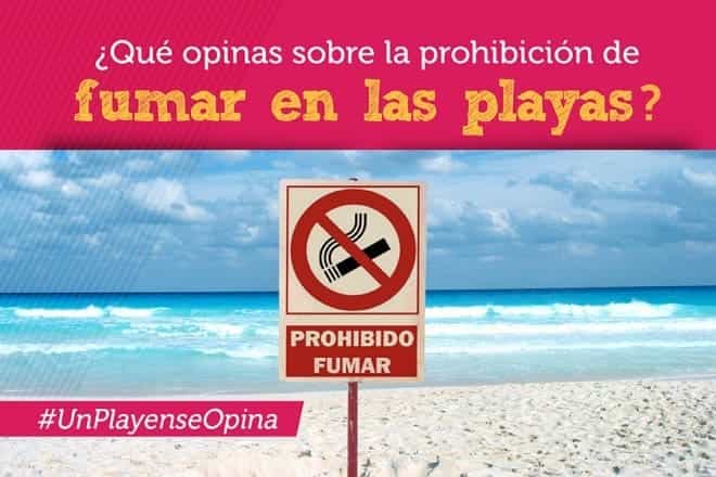 Prohíben fumar en Playa del Carmen