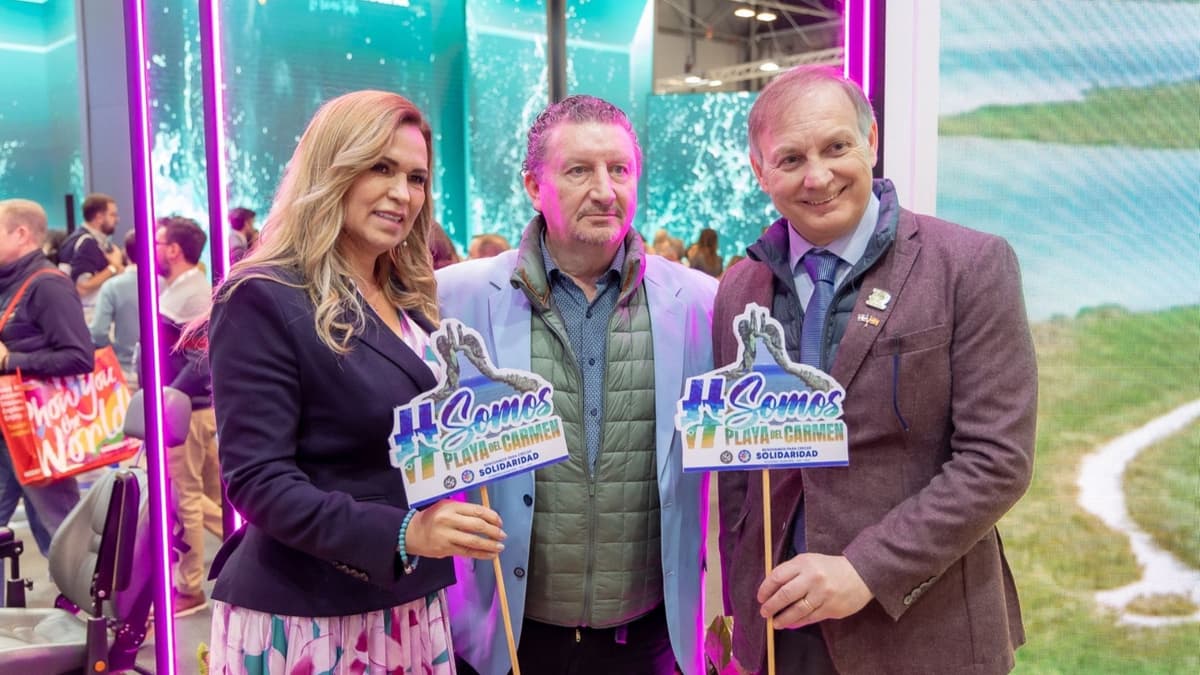 Desde la Fitur, destacan a Playa del Carmen como un destino seguro para el turismo