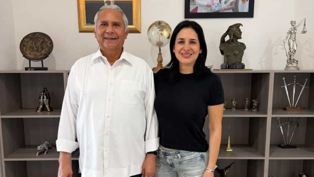 Estefanía Mercado se reúne con el fiscal Raciel López para fortalecer la estrategia de seguridad en Playa del Carmen