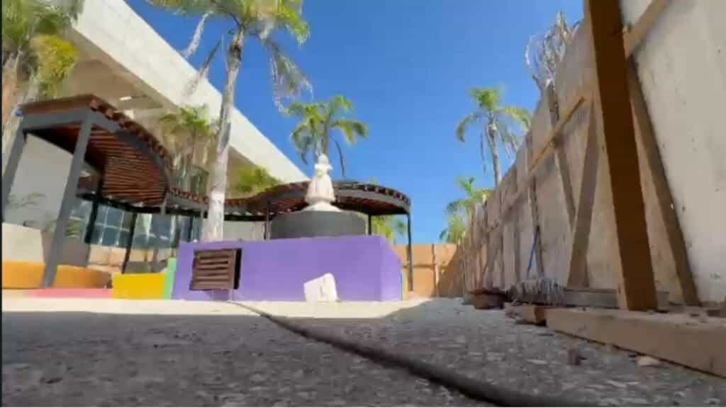 IMSS de Playa del Carmen construye una fuente en honor a Aitana, menor fallecida en elevador