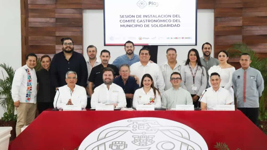 Instalan en Solidaridad el Comité Gastronómico Municipal 2024-2027