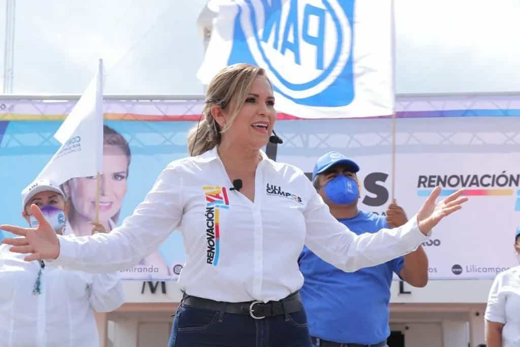 Lili Campos respaldada por los playenses para su reelección