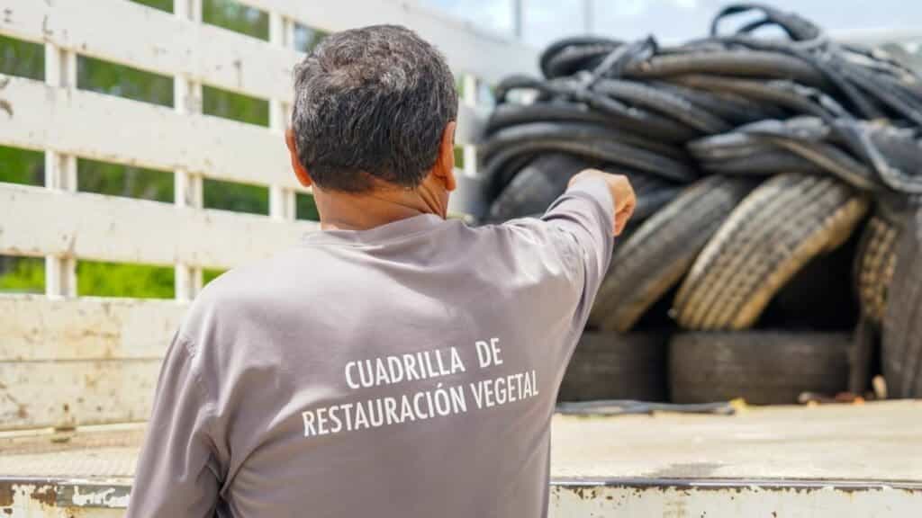 Llantatón acopió más de mil llantas