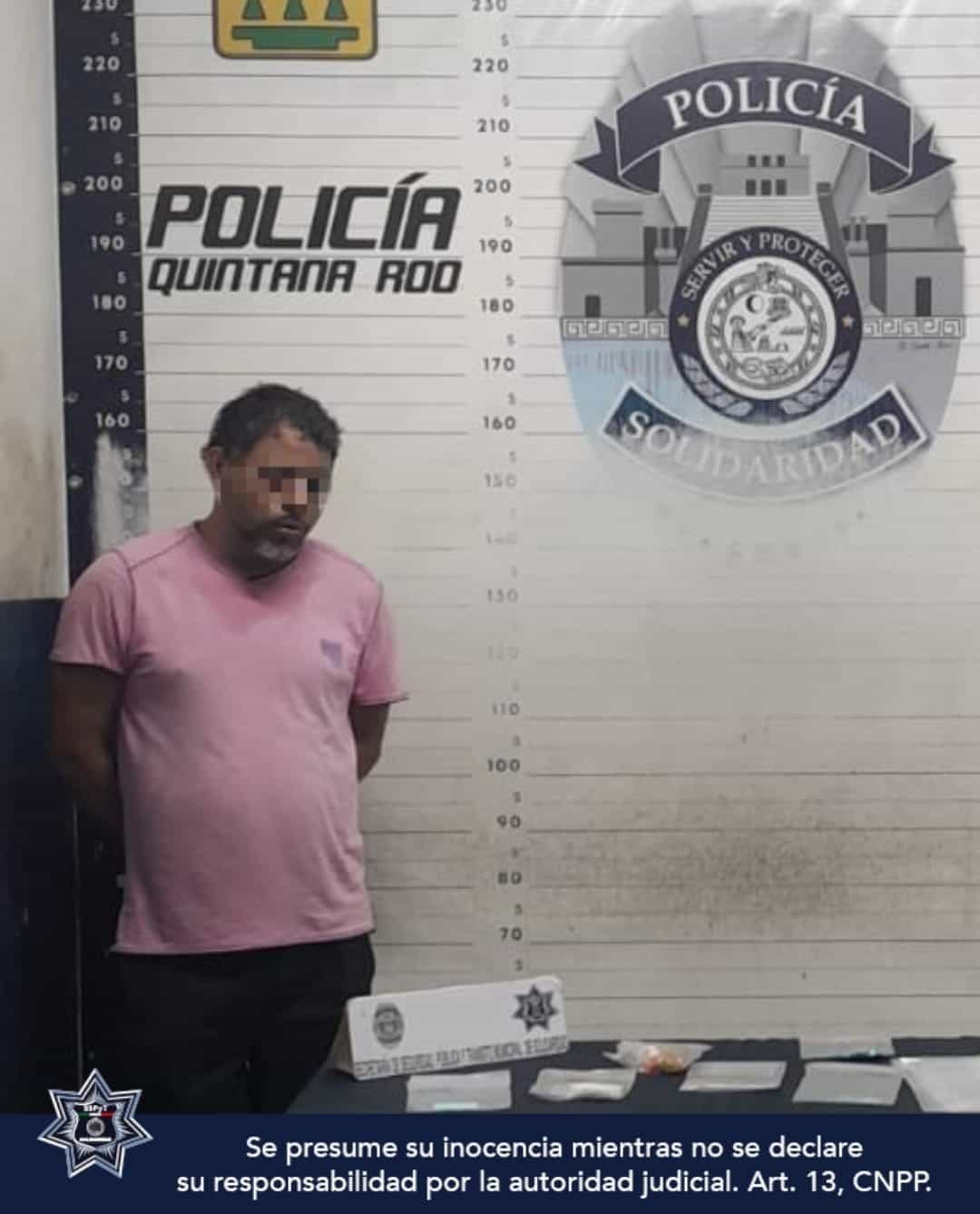 Otro golpe a la delincuencia en Playa del Carmen: capturan a sujeto con narcóticos