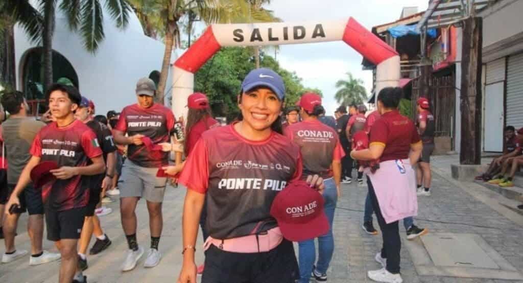 Playa del Carmen se suma con éxito a la "Carrera Ponte Pila Conade 2025"