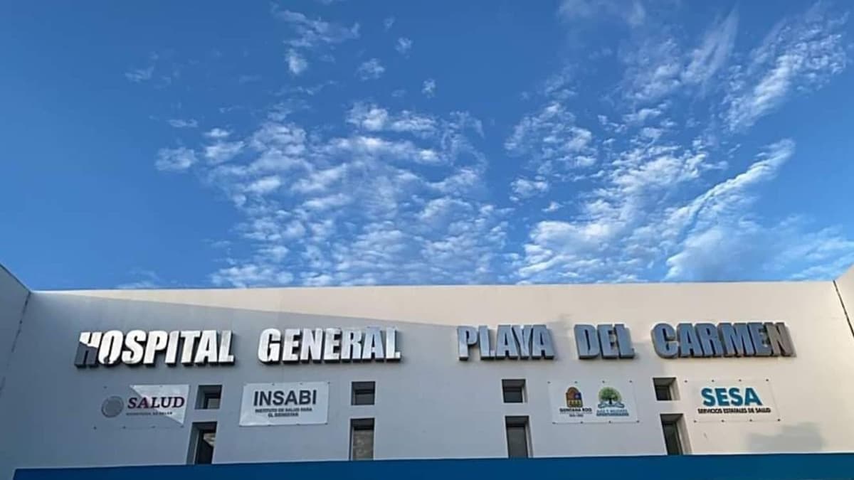 Reportan un caso de Covid-19 en el Hospital General de Playa del Carmen en lo que va de 2024
